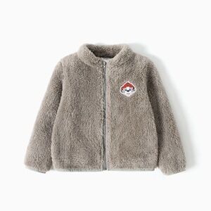 PAW Patrol Toddler Chase Marshall Patch Embroidered Fuzzy Fleece Jacket